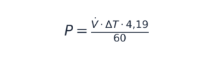 Code_Generated_Image Formel zur Berechnung der Energie beim Duschen