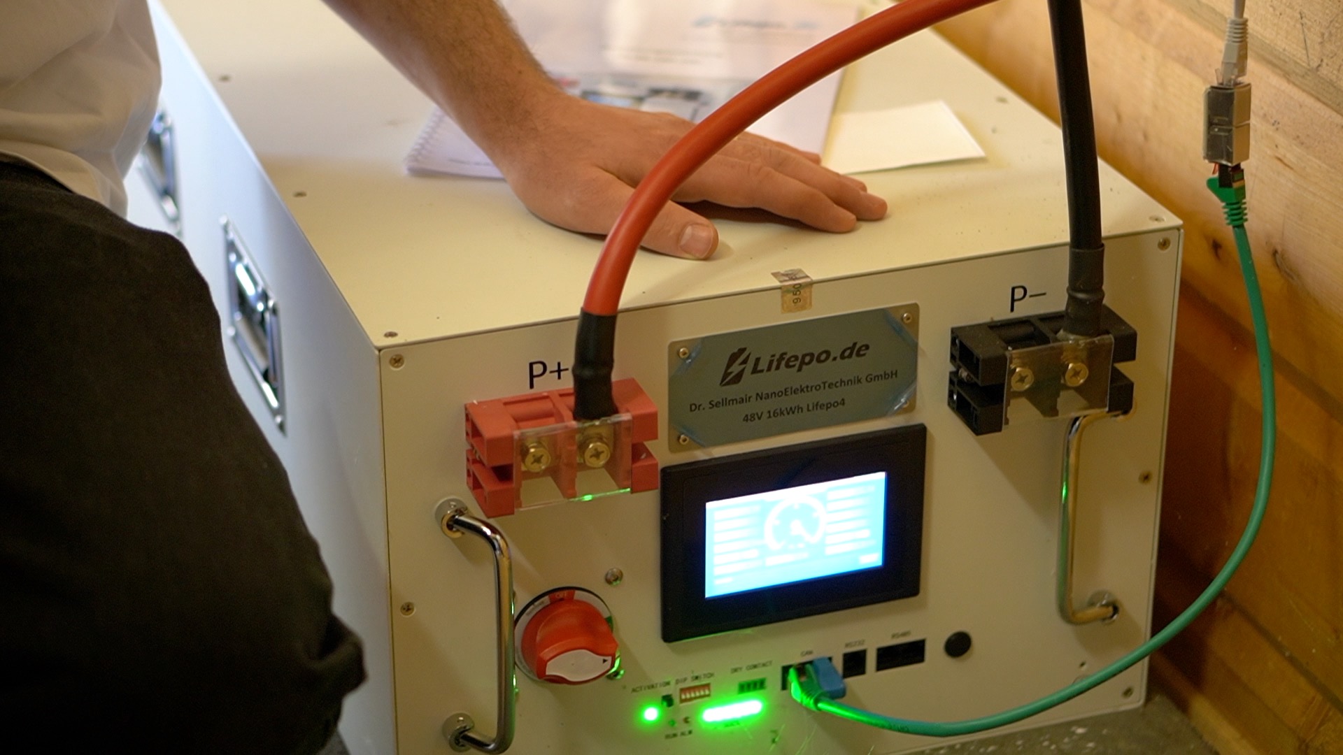 Lifepo-1 16kWh Lifepo Akku mit 200Ah dauer-Entladestrom bei 48V